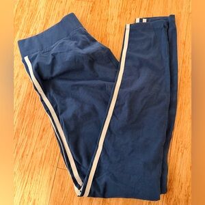 Adidas women's Ligjt Blue Track Pants - Side Stripe